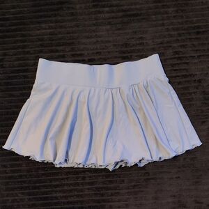 Ice Blue Tennis Skort
